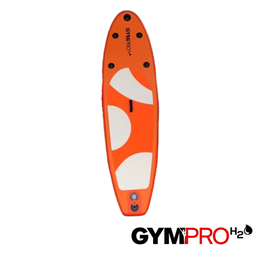 GymPro H2O Youth Inflatable Stand Up Paddle Board Orange Spots