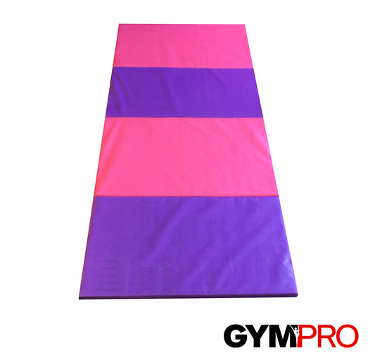 GymPro Folding Gymnastics Panel Mat (2.5m x 1.2m x 5cm)