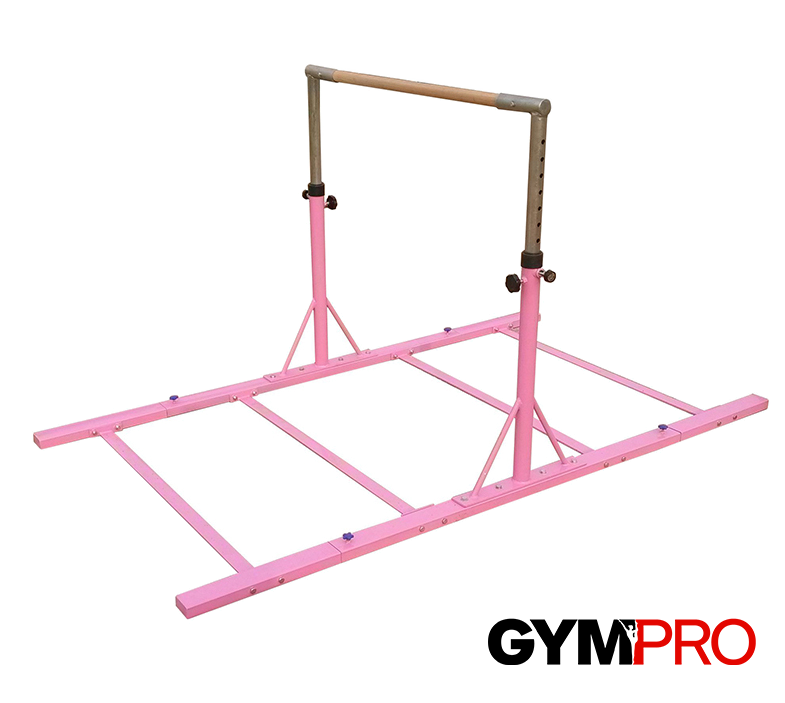 GymPro Junior Height Adjustable Gymnastics Bar with Extension Legs